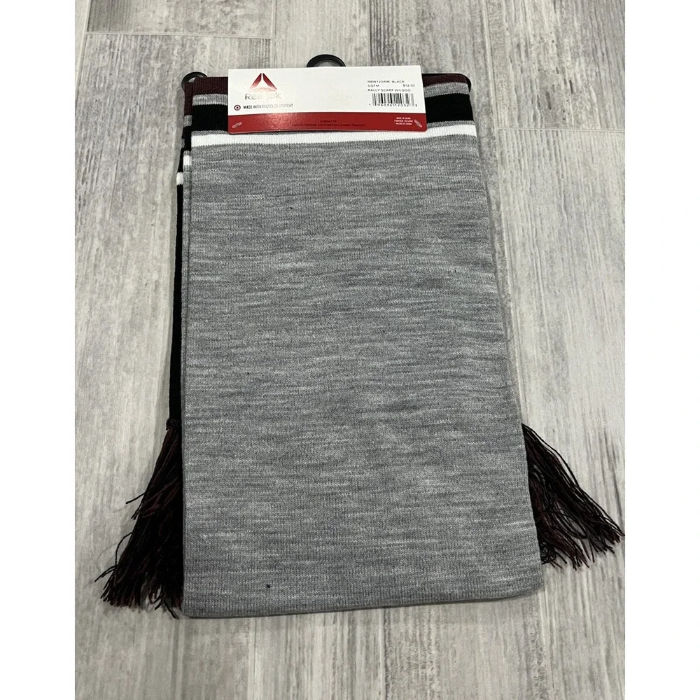 Reebok scarf fringe