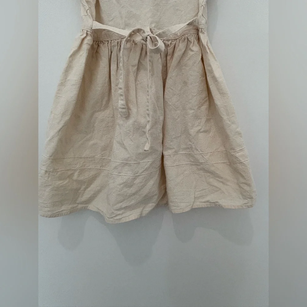 🌸 Handcrafted Mexican Embroidered Cotton Dress – Girls Size 4 🌸