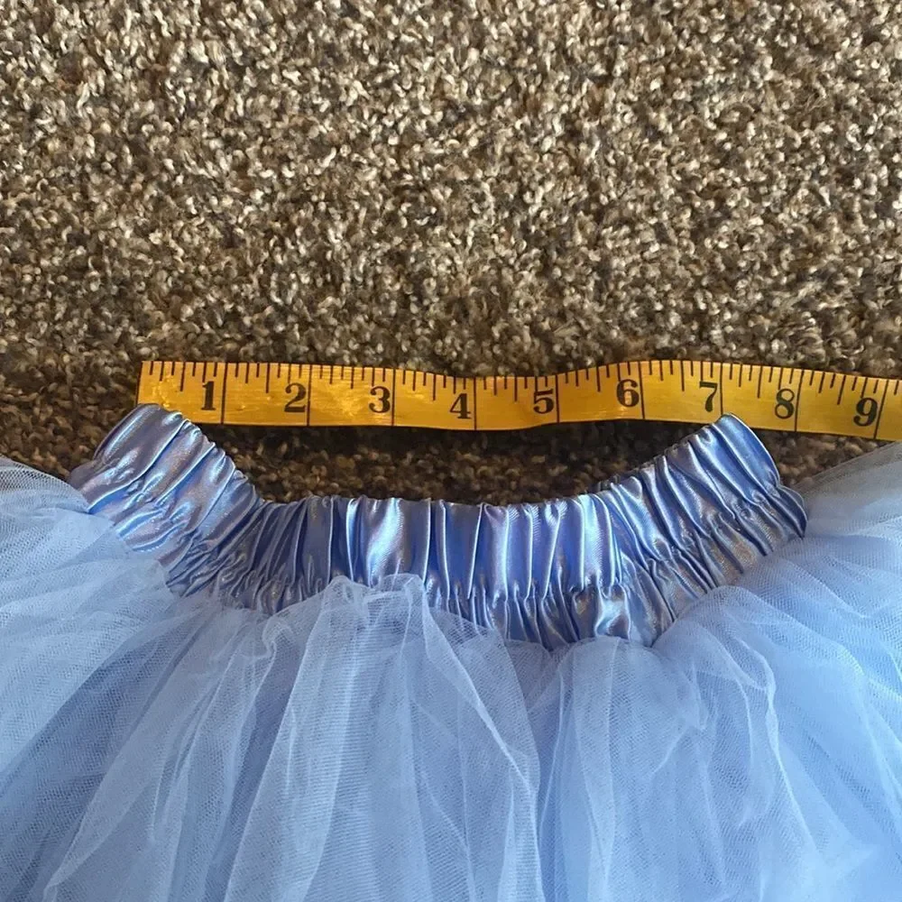 Satin Child Dance Powder Baby Blue Tutu