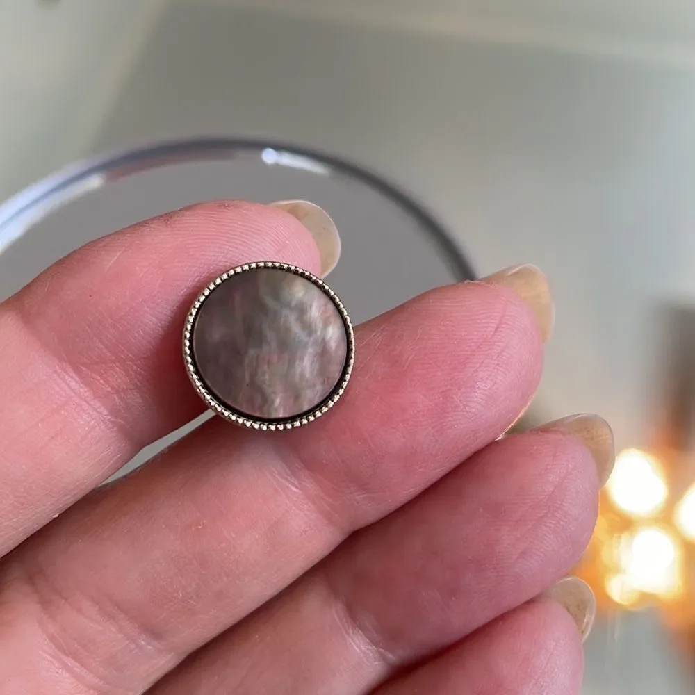 Vintage round purple