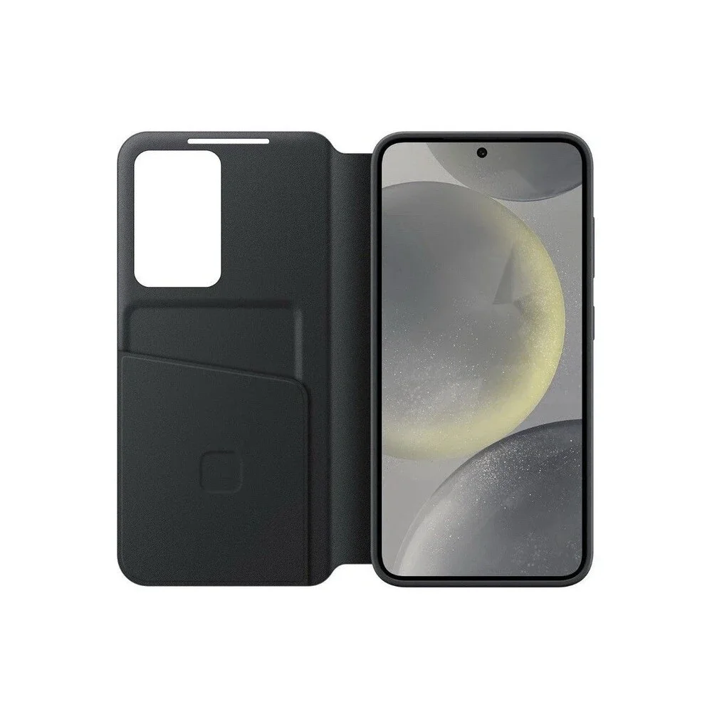 Samsung S-View Wallet Case for Galaxy S24 - Black, Genuine, Open Box