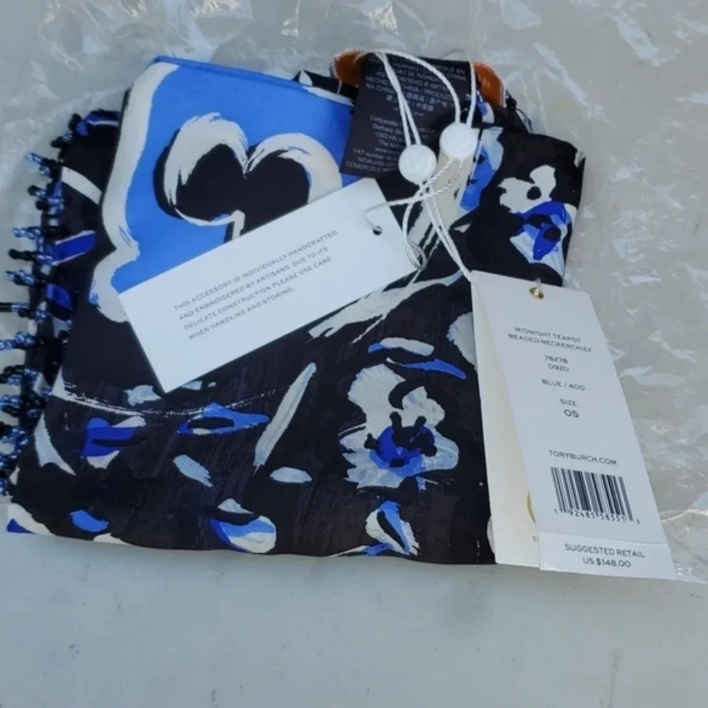 Tory Burch beaded scarf‎ NWT