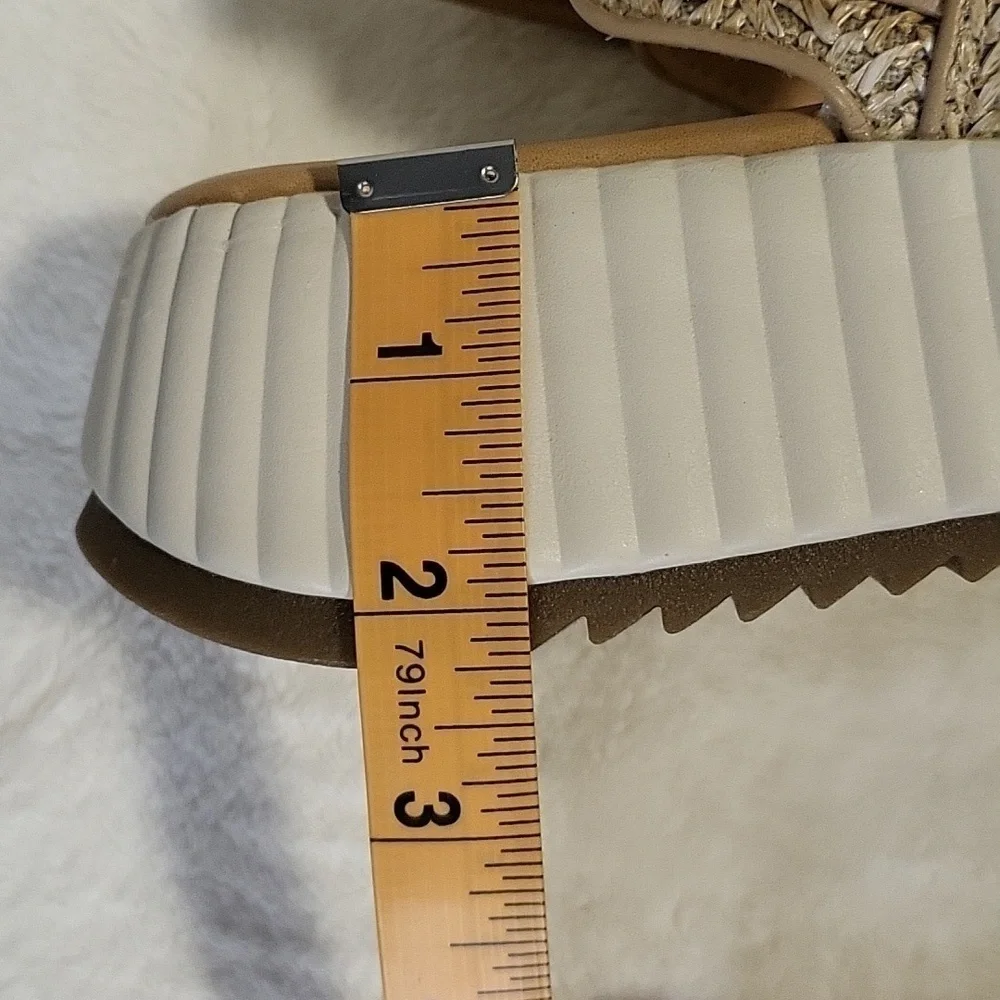 Dolce Vita Folley Tan Adjustable Strap Platform Sandal 2