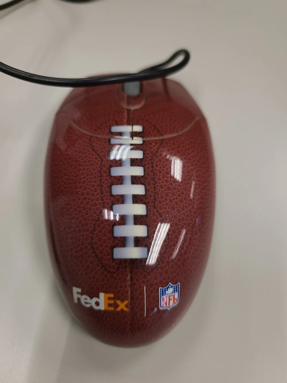 FedEx NFL Football Shaped Wired USB Computer Mouse