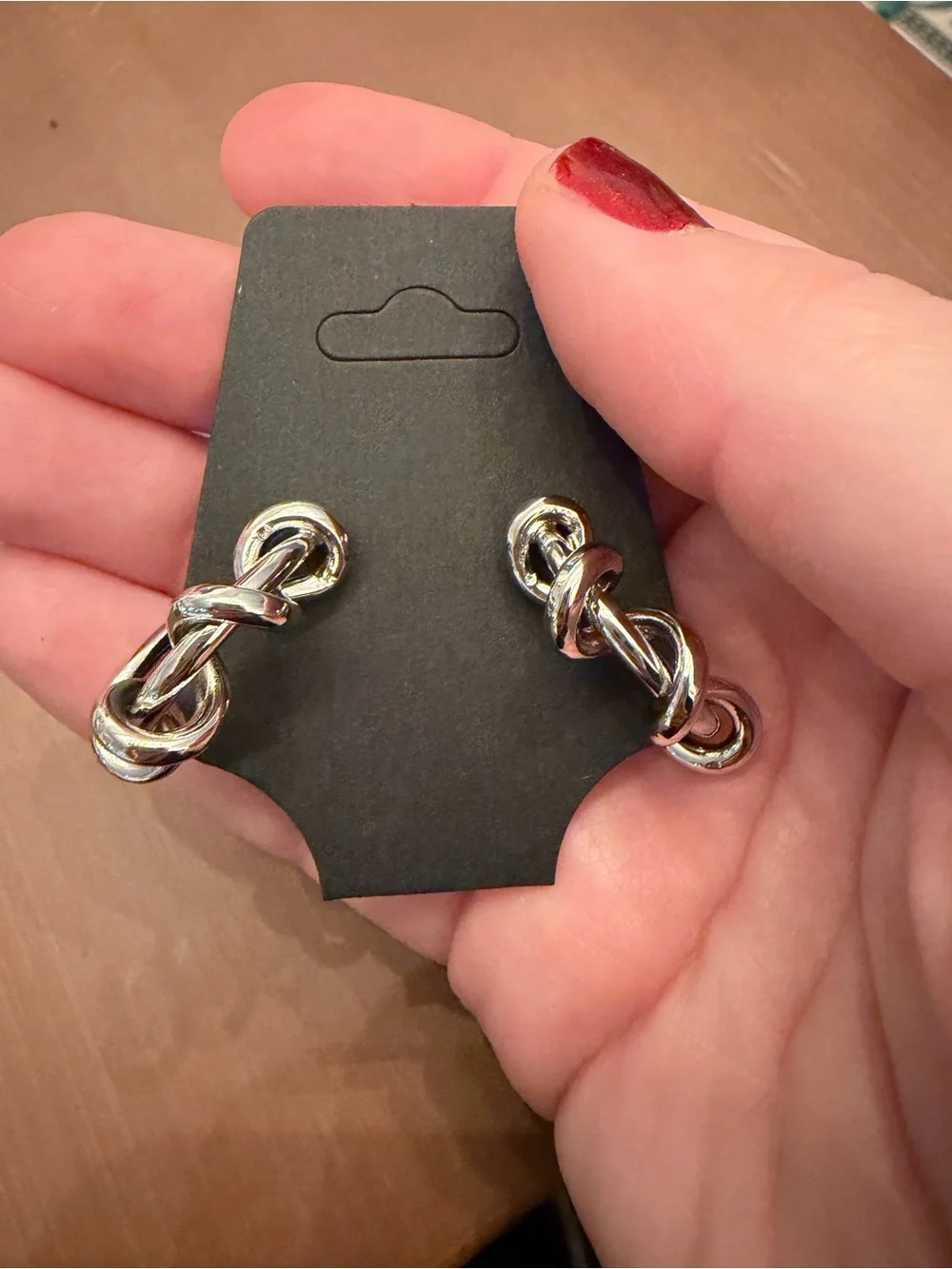 Silver Twist Hoop Earrings - Elegant Women’s Jewelry