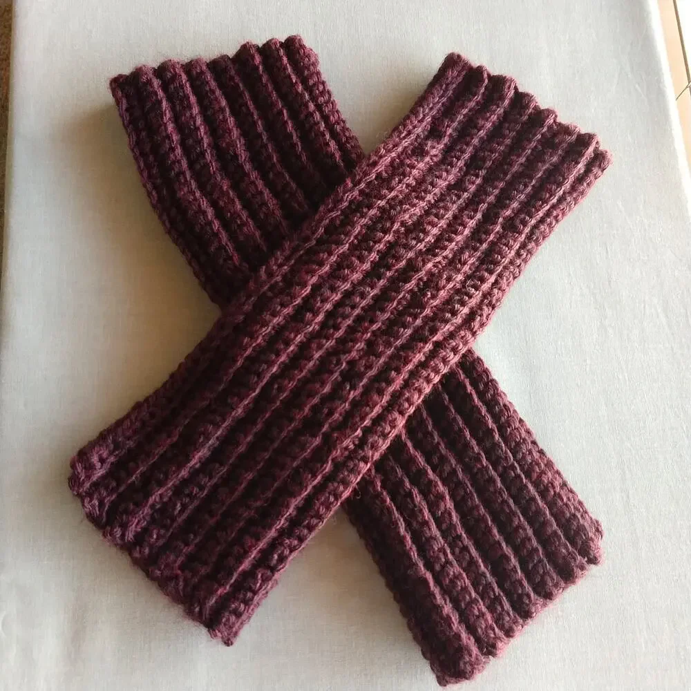 Hand Crafted send claret crochet