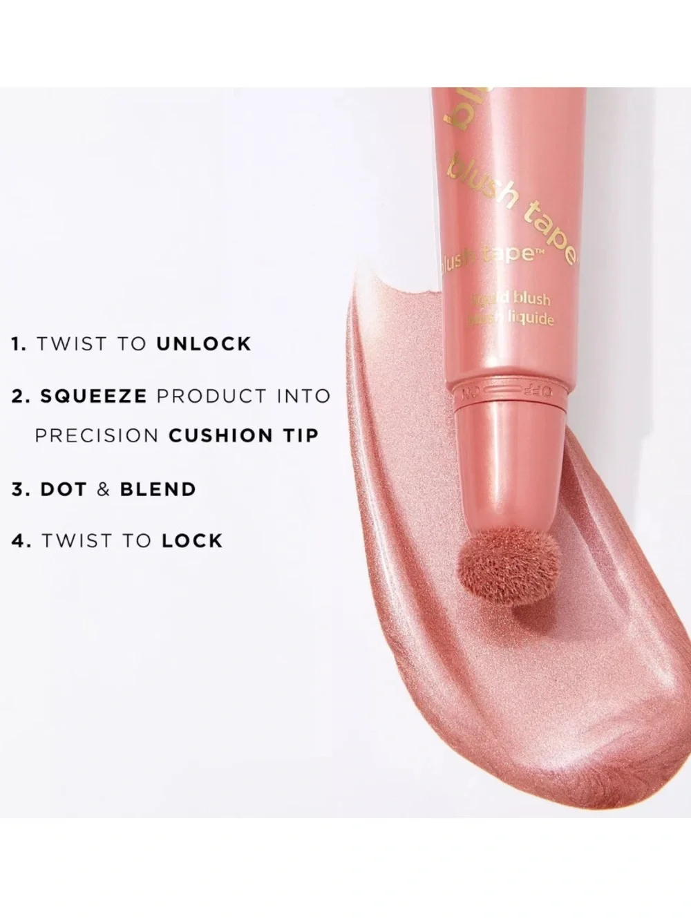 TARTE BLUSH TAPE LIQUID BLUSH;—PEACH