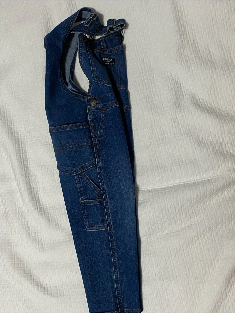 OshKosh B’gosh Toddler Denim Overalls 3T Blue Jean Vestbak Kids