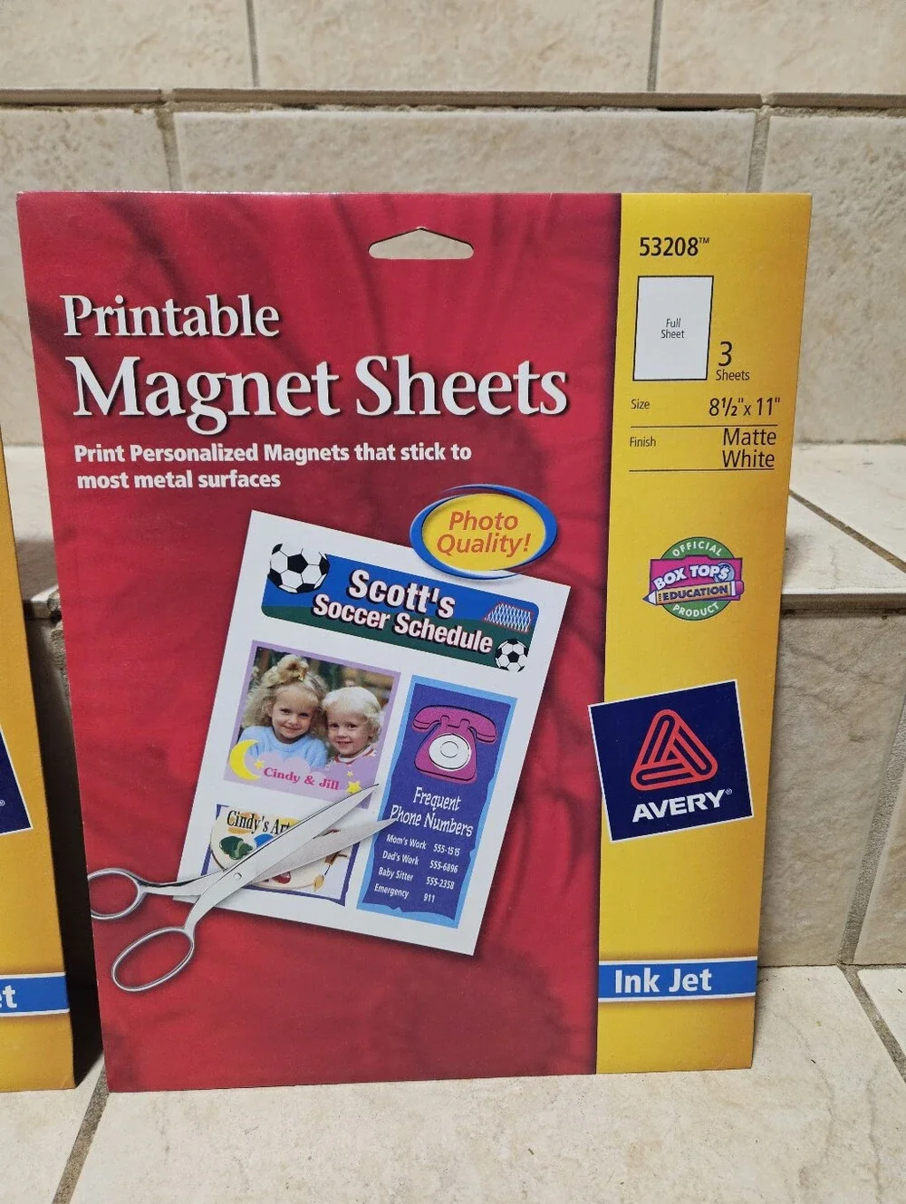 Avery printable magnet