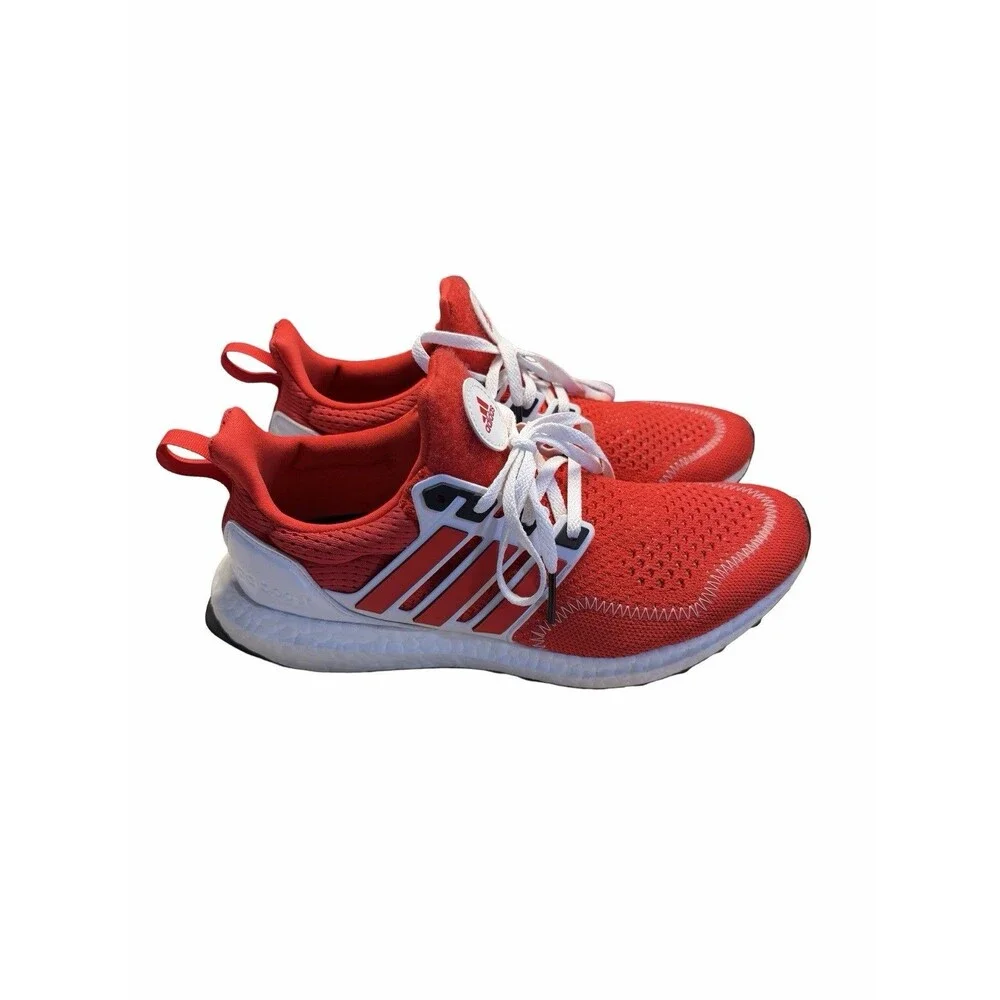 Adidas UltraBoost 1.0 Lindsey Horan Red Running Shoes US Size Mens 8 Womens 9