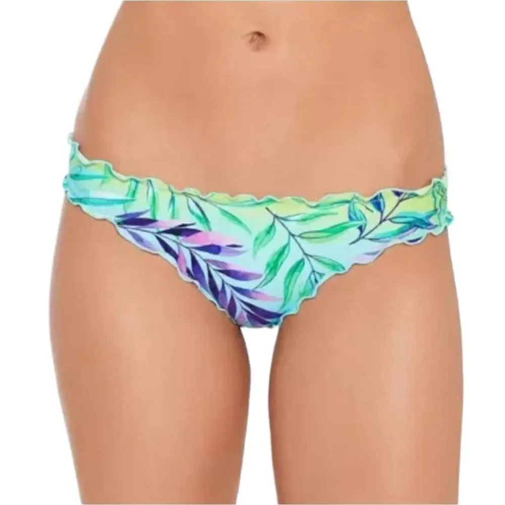 NWT Salt +Cove Tropical Punch Ruffled Hipster Bikini Bottom Juniors