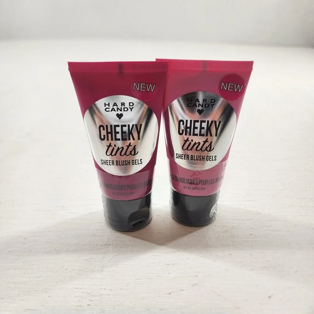 x2 Hard Candy Cheeky Tints‎ Sheer Blush Gels Diva & You're A Doll Pink 0.67oz