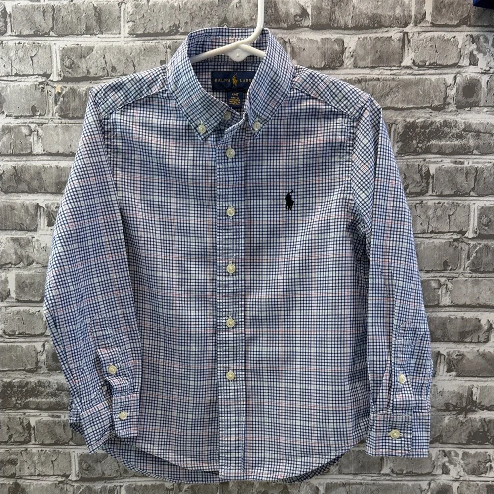 Ralph Lauren Boy's‎ Plaid Button-Down Shirt