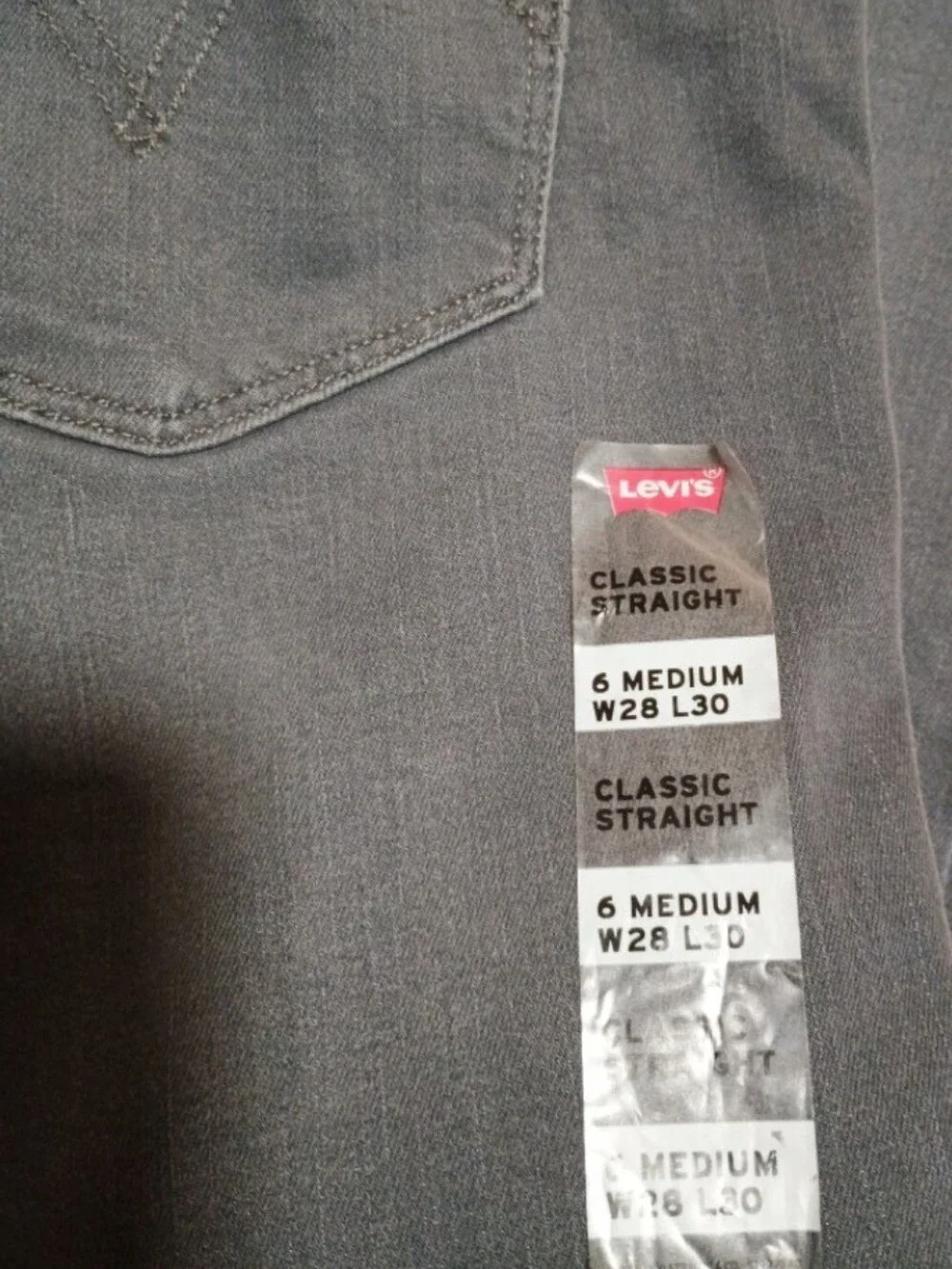 Levi's Women's Straight-Leg Jeans in Slate Blue NWT