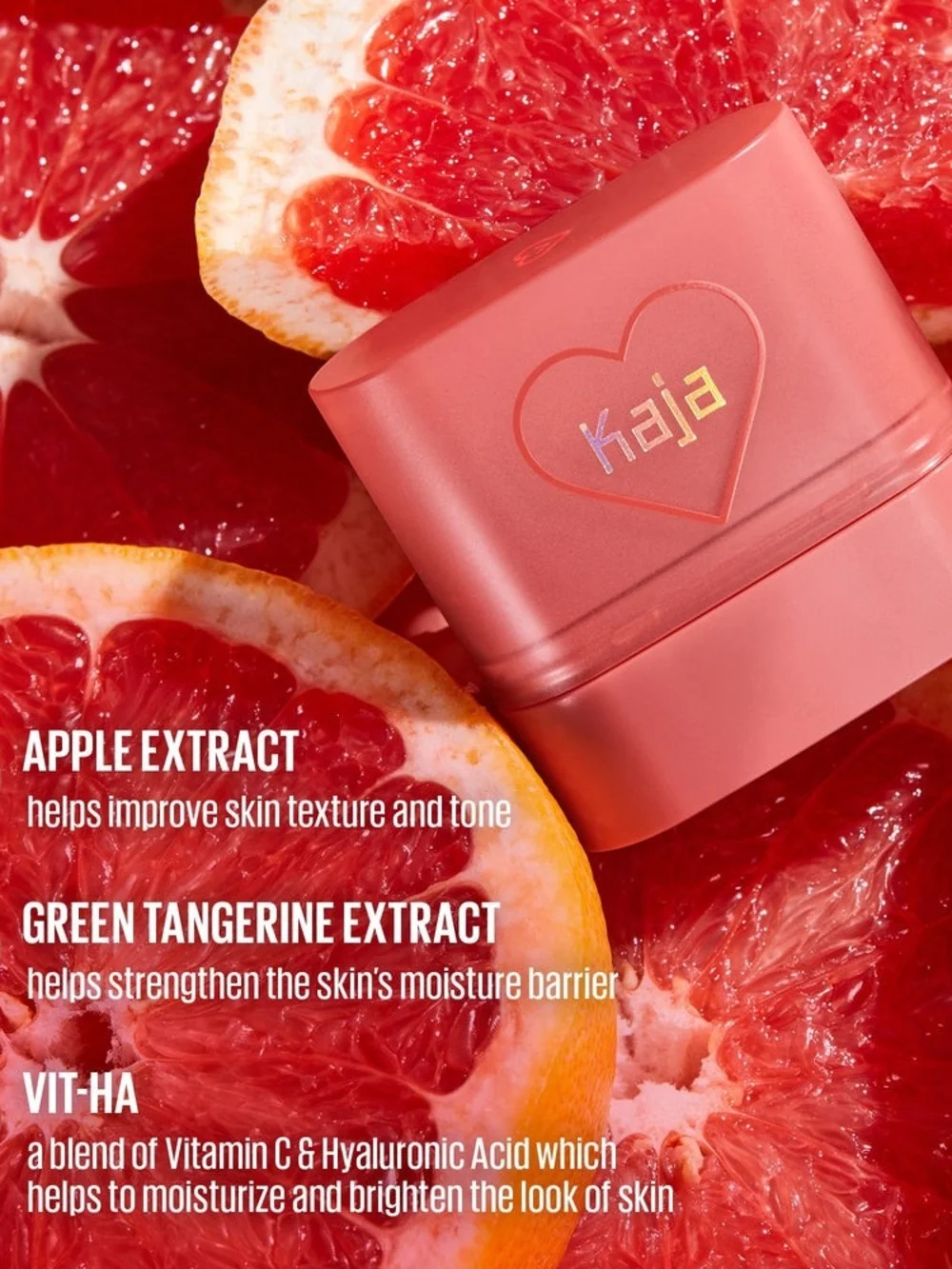 Kaja Dewy Bar Grapefruit Gelato Hydrating Cheek and Lip Balm Multi-stick 🆕