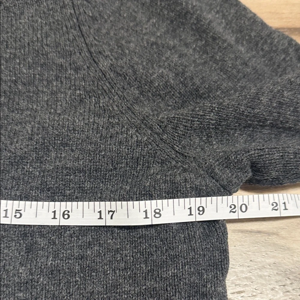 J. Crew 100% Lambswool Sweater Dark Gray Women’s Sz. S Crew Neck L/S Cozy