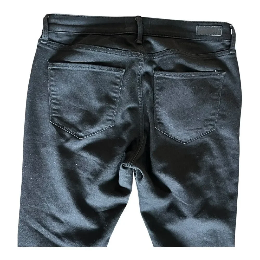 Abercrombie & Fitch Womens Harper Super Skinny Jeans Black Distressed Solid 28