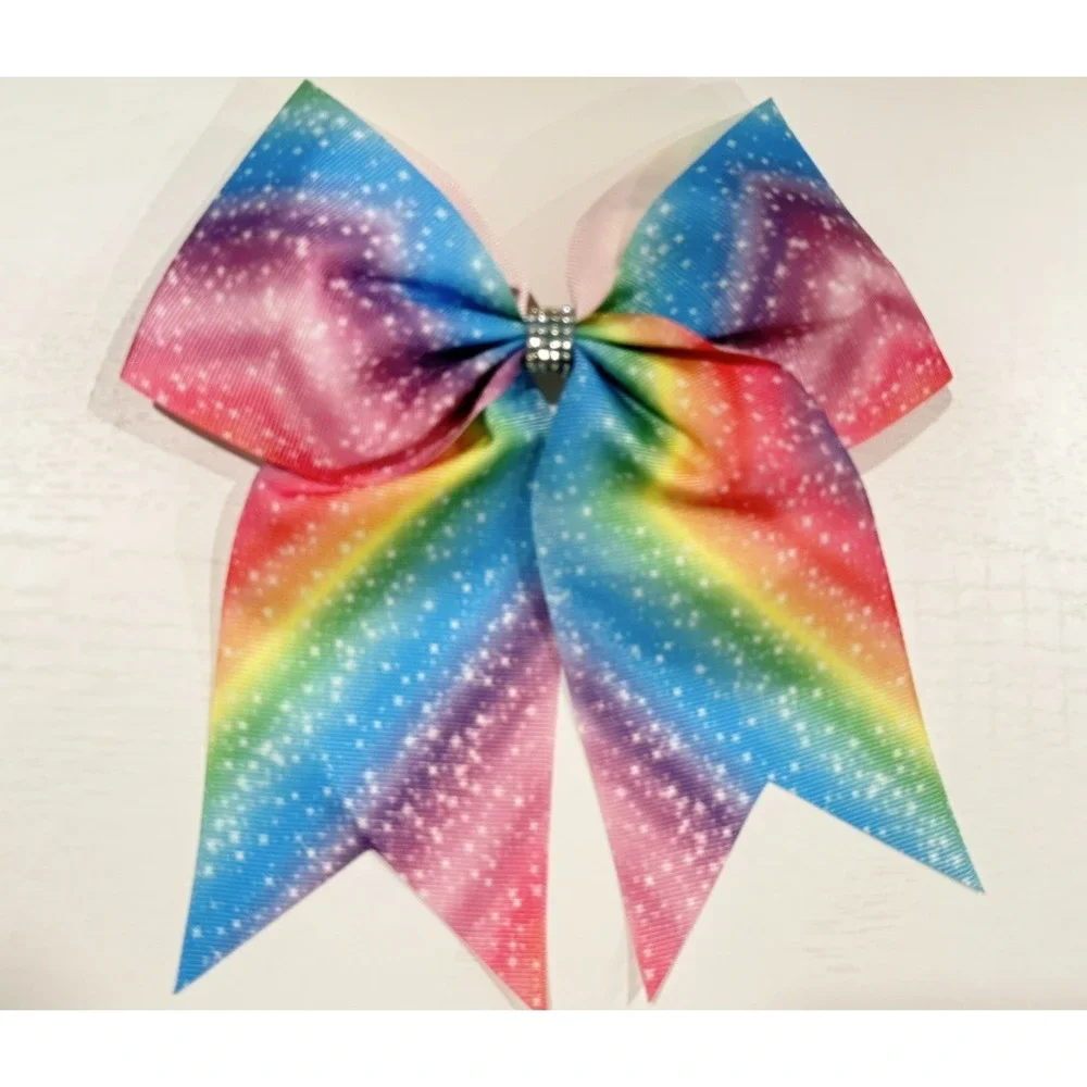 KLASS Girls Hair Bows Lot Bundle Unicorn Heart Rainbow 6