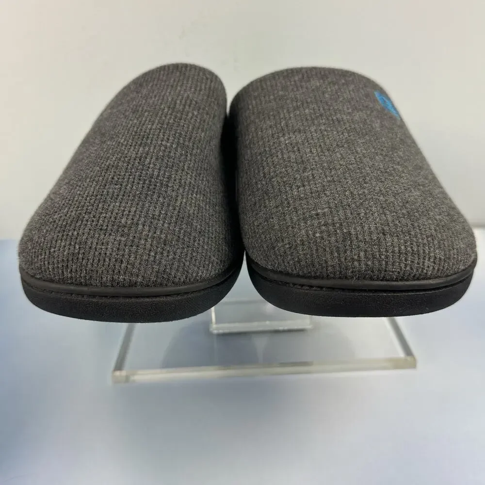 RockDove Mens Original Two-Tone Deep Memory Foam Slipper 11-12 Dk Grey Blue NEW‎