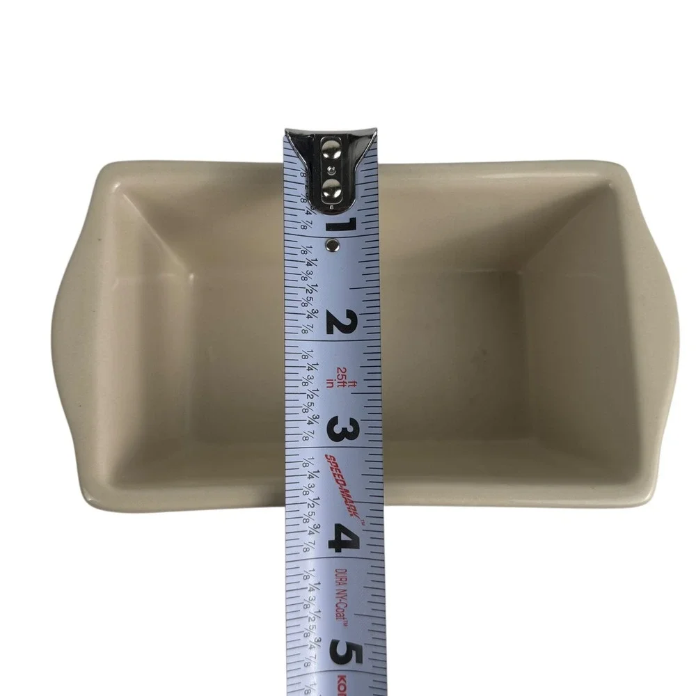 Ceramic Christmas Present Butter Dish‎ Candy Trinket Holder Holiday Decor E72Q