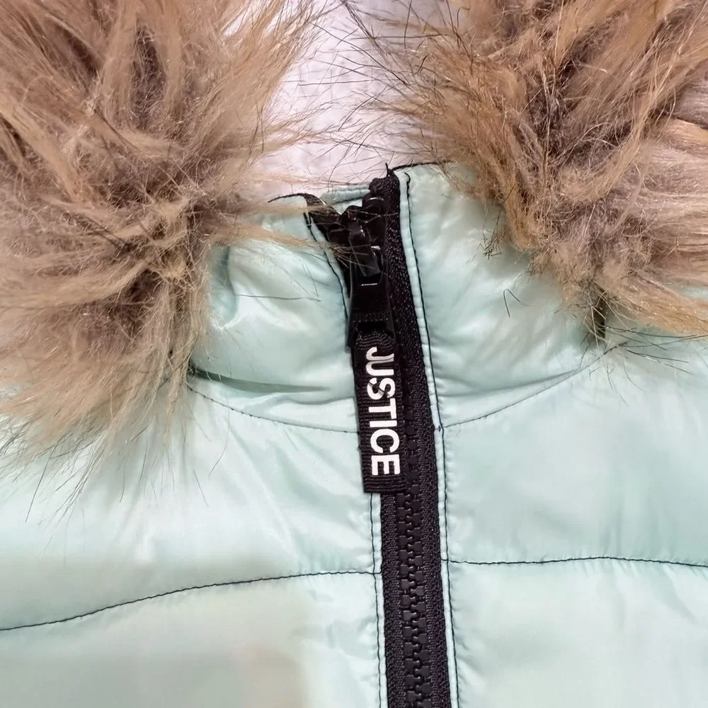 Justice Kids Puffer Jacket Size 8