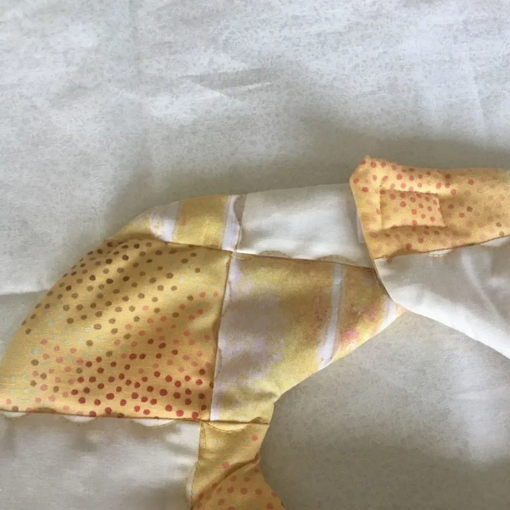 3/$25 or $12 ea. NWT Handmade Quilted Reversible Baby Bib.