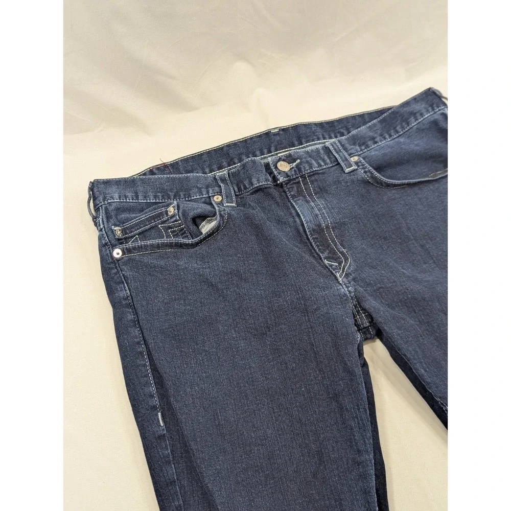 True Religion Jeans Mens 46x33* Geno Relaxed Slim Pants Heavy Denim World Tour‎