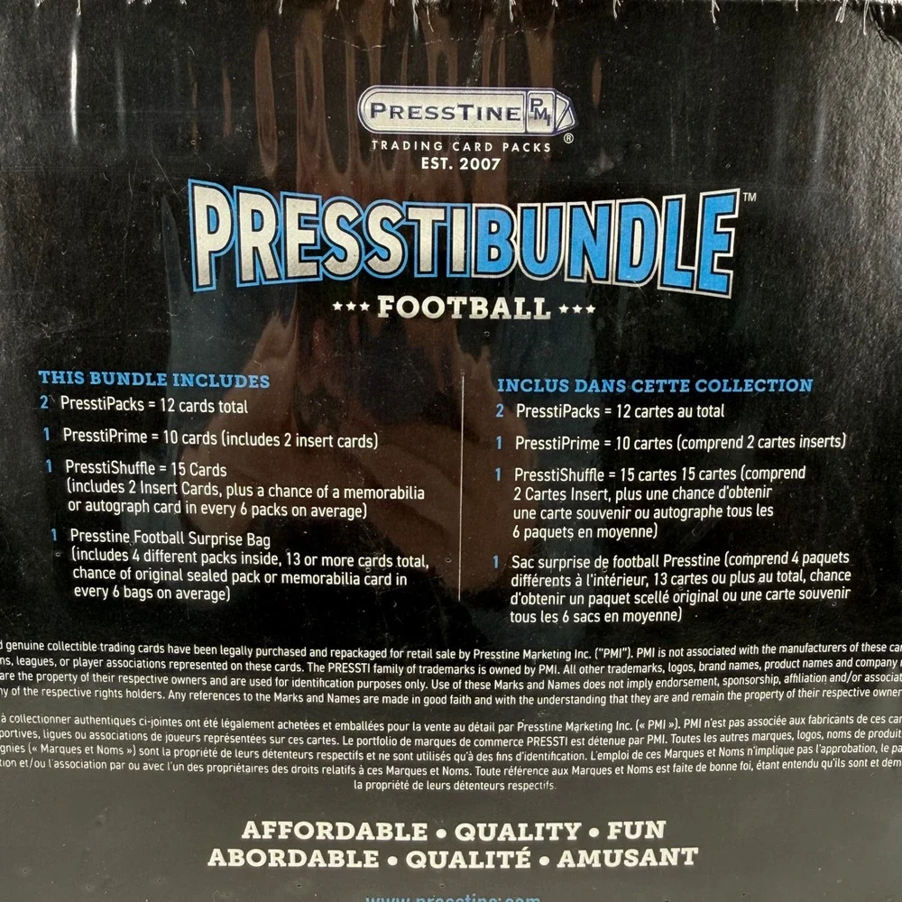 PRESTIBUNDLE sealed football