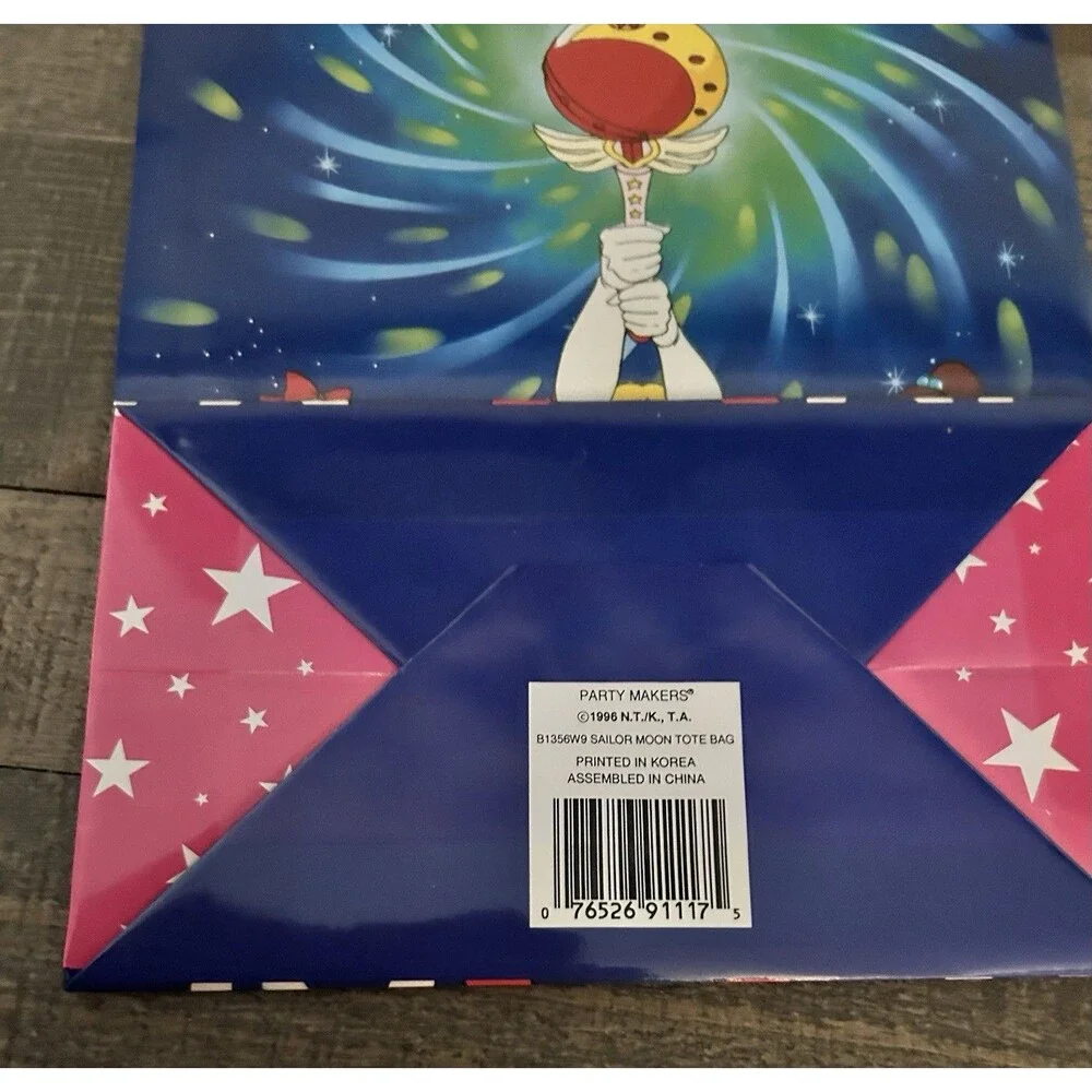 Sailor Moon Party Gift Bag Japanese Anime Manga Kids Birthday Party Vintage