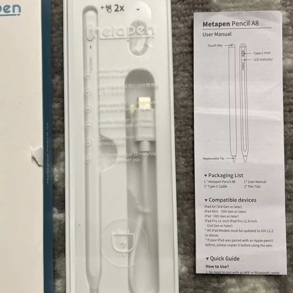 Metapen sleek white