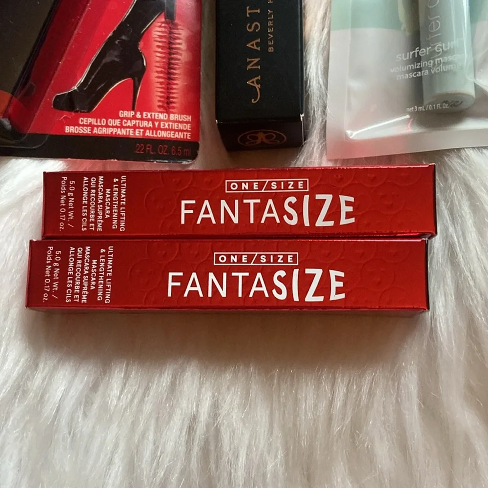 Mascara Makeup Bundle; Maybelline One Size Anastasia Tarte Milk Makeup & It Cos