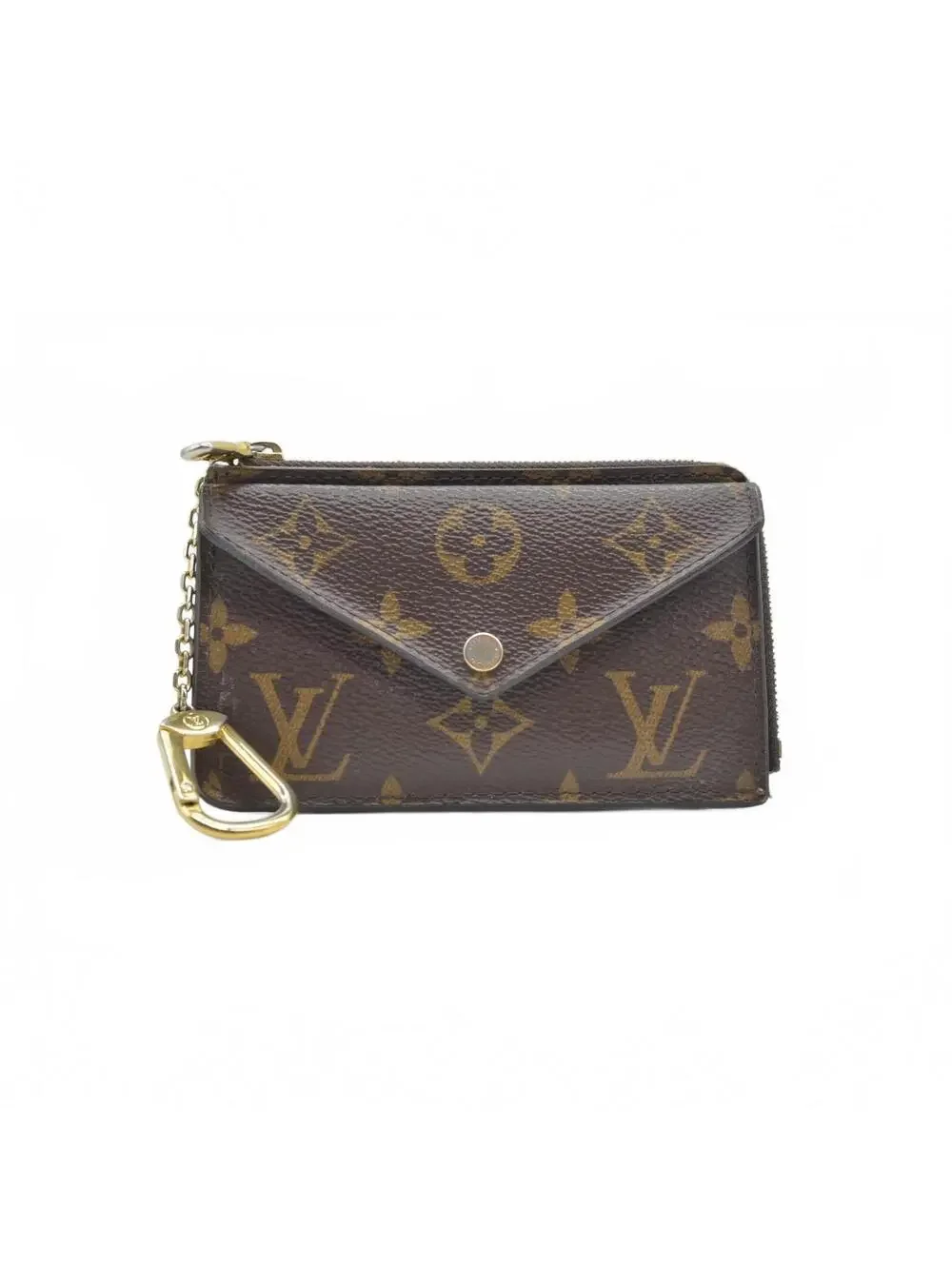 $675 Louis Vuitton  Monogram Recto Verso Card Holder RFID