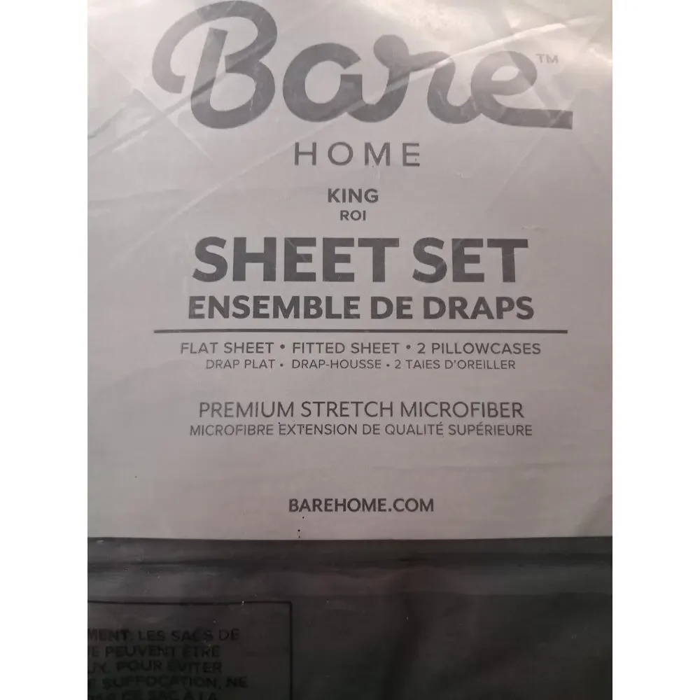 Bare Home king sheet