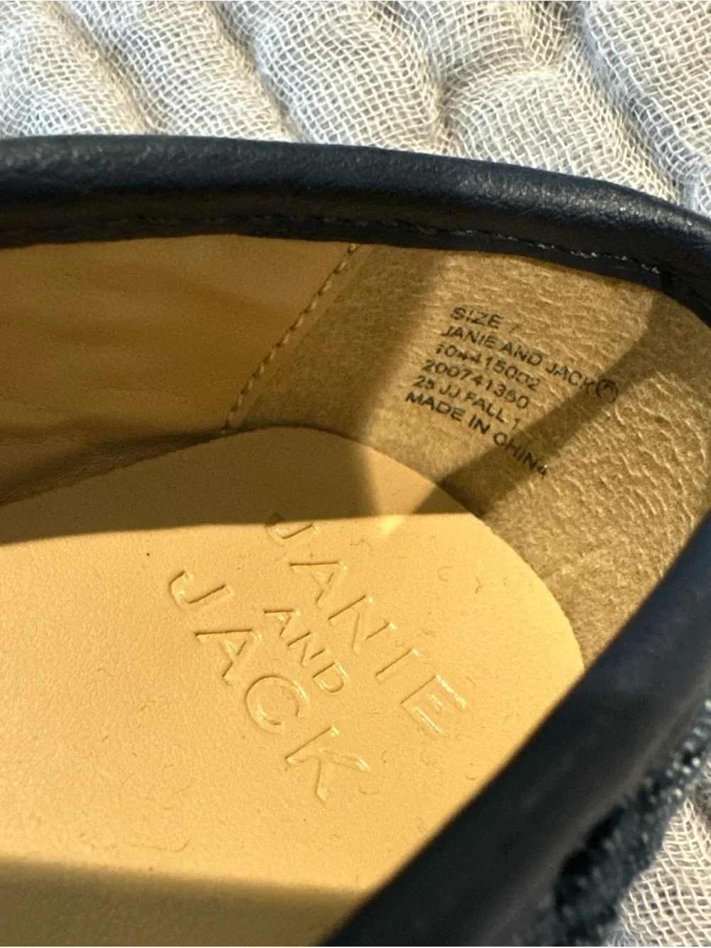 Janie and Jack Navy Blue Mary Jane Dress Shoes