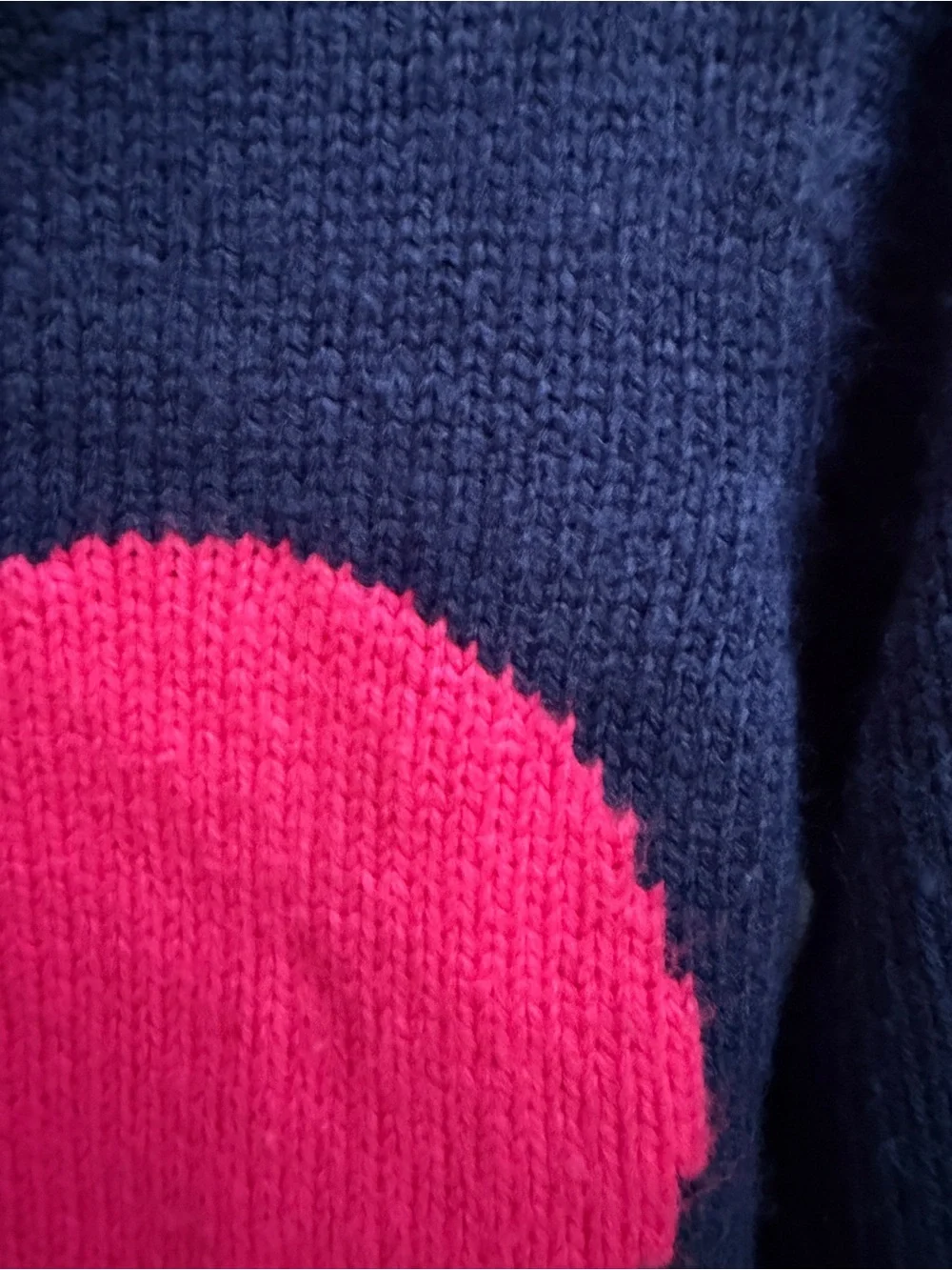 Carters 4T Girls Navy Blue Warm Sweater with Pink Heart