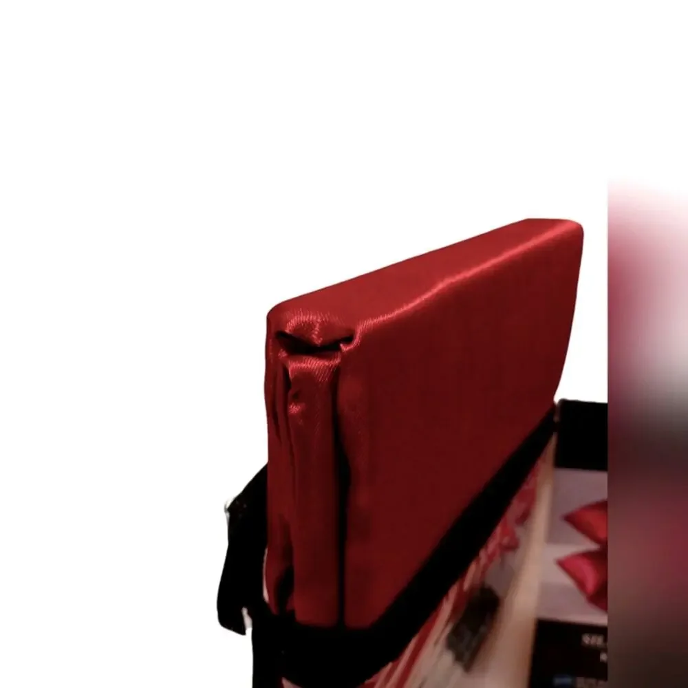 2 Pc Beautyrest STANDARD Satin Pillowcases Dark RED‎ Silky Therapeutic Hair Skin