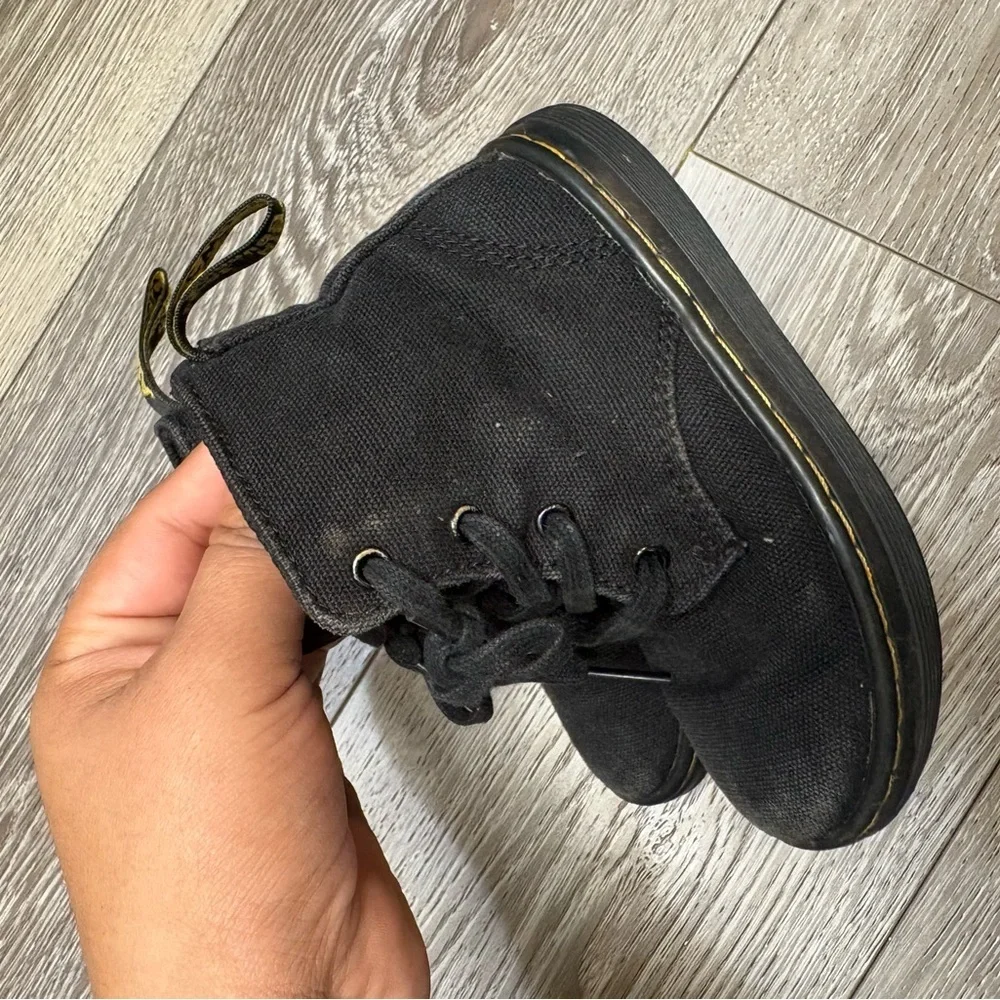 2  set of shoes for little kids. Birkenstock sandals and Dc martens boots