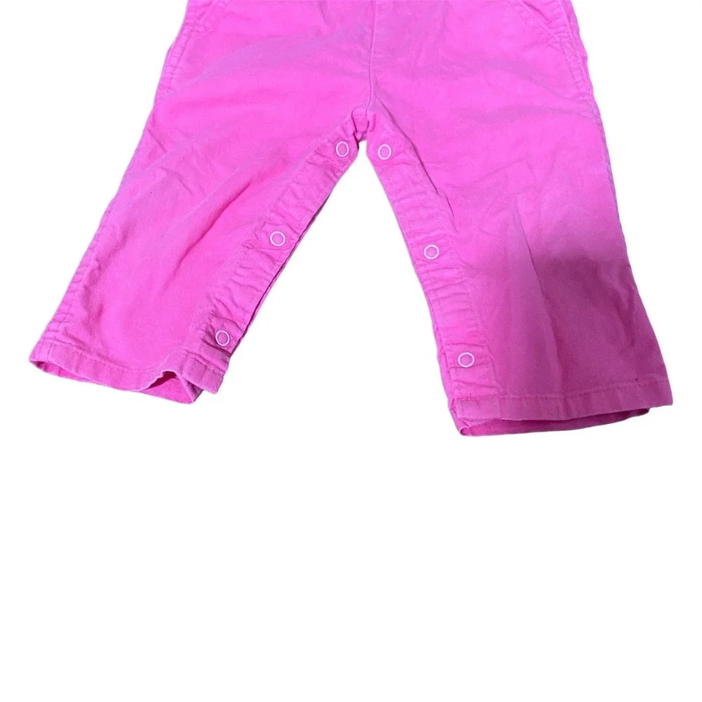 Vintage 90s Oshkosh‎ B'gosh Vestbak Pink Overalls Made In USA Girls 18 Months