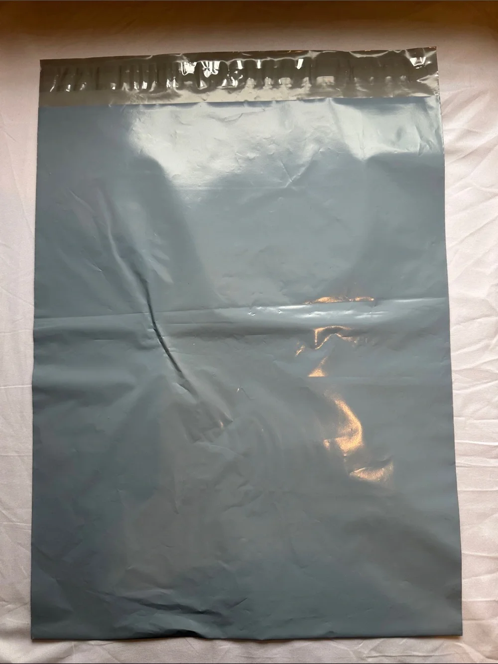 Solid Hazy Blue Poly Mailers 12