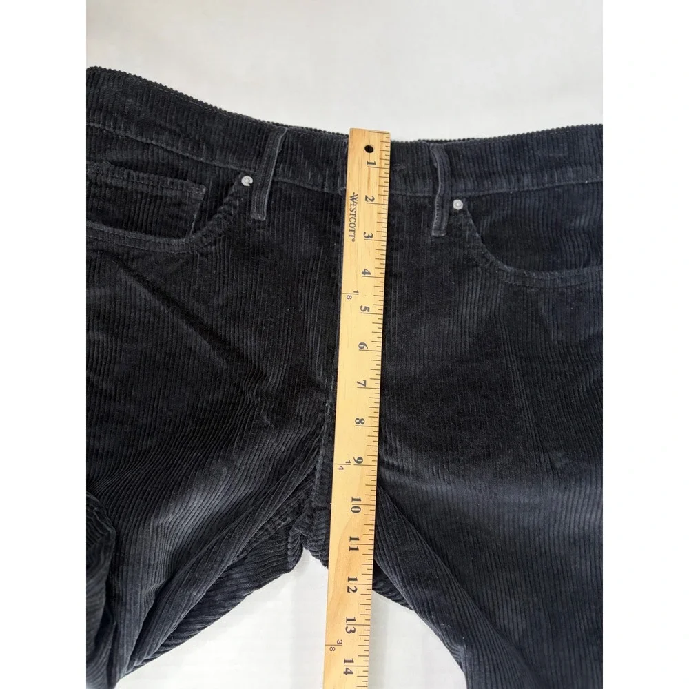 Levi's Black Corduroy Pants Mens 31x30 Slim Fit Stretch 5 Pocket Casual
