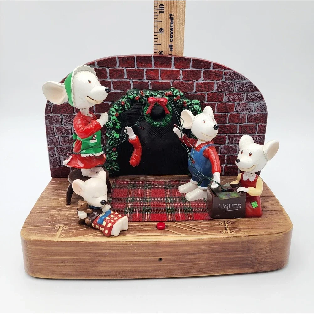 Gemmy Christmas Mice Plays Music/‎ Lights up Animation not working