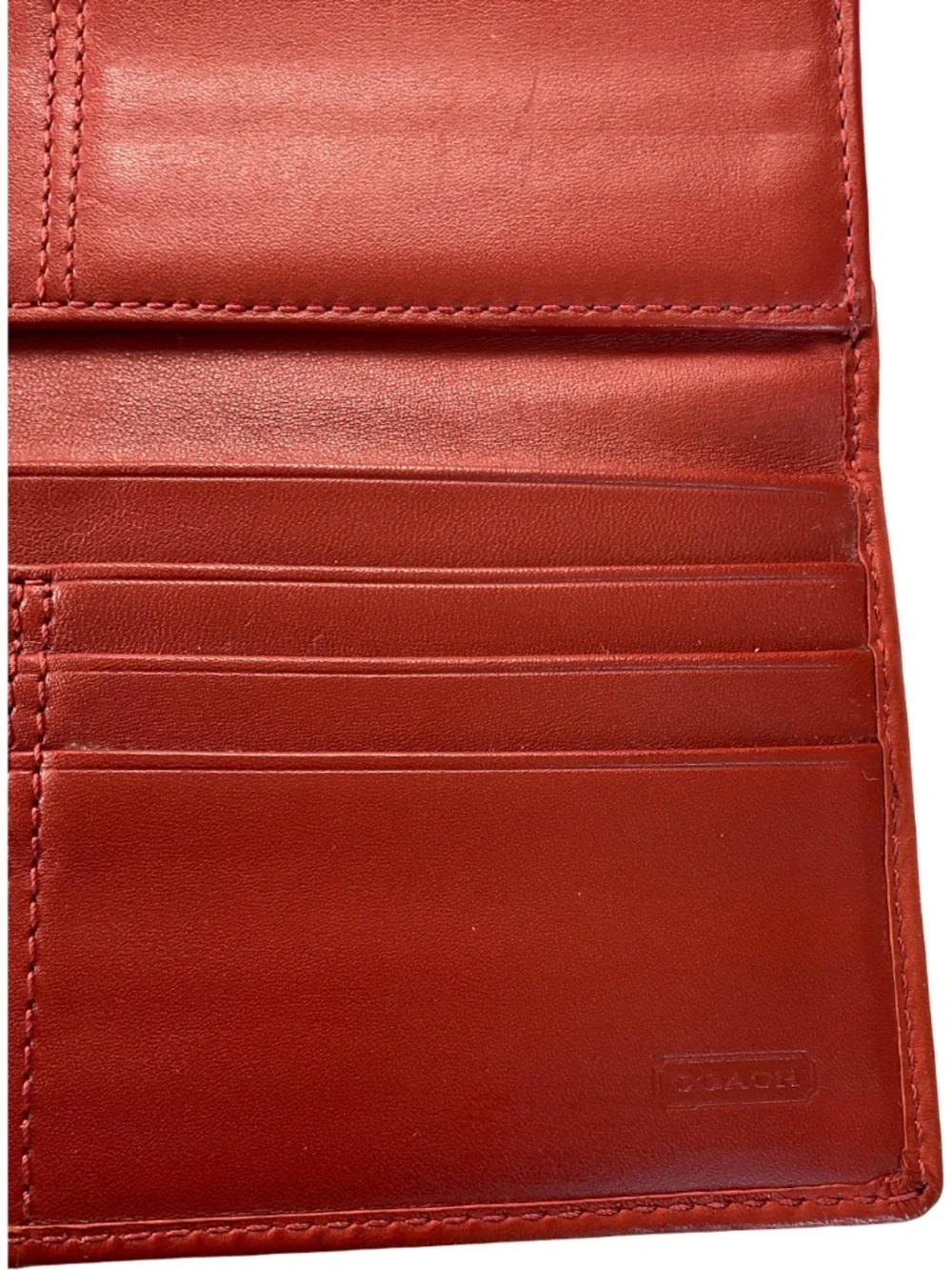 Coach Vtg Soho Pleated Leather Wallet