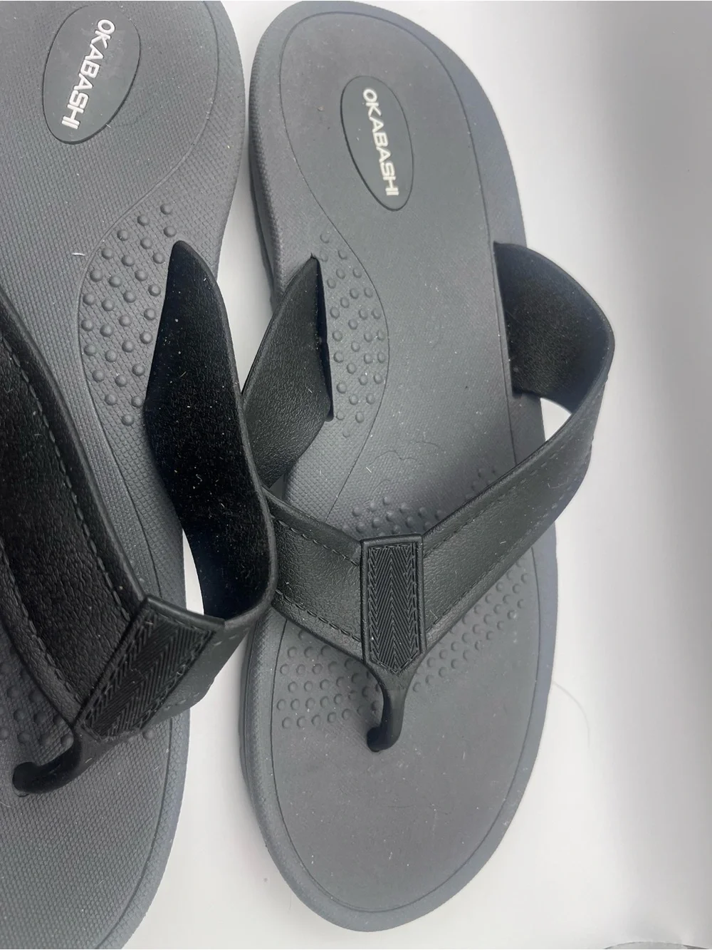 Okabashi Black Everyday Flip Flops