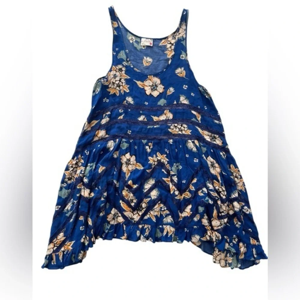 Free People Floral Mini slip Dress