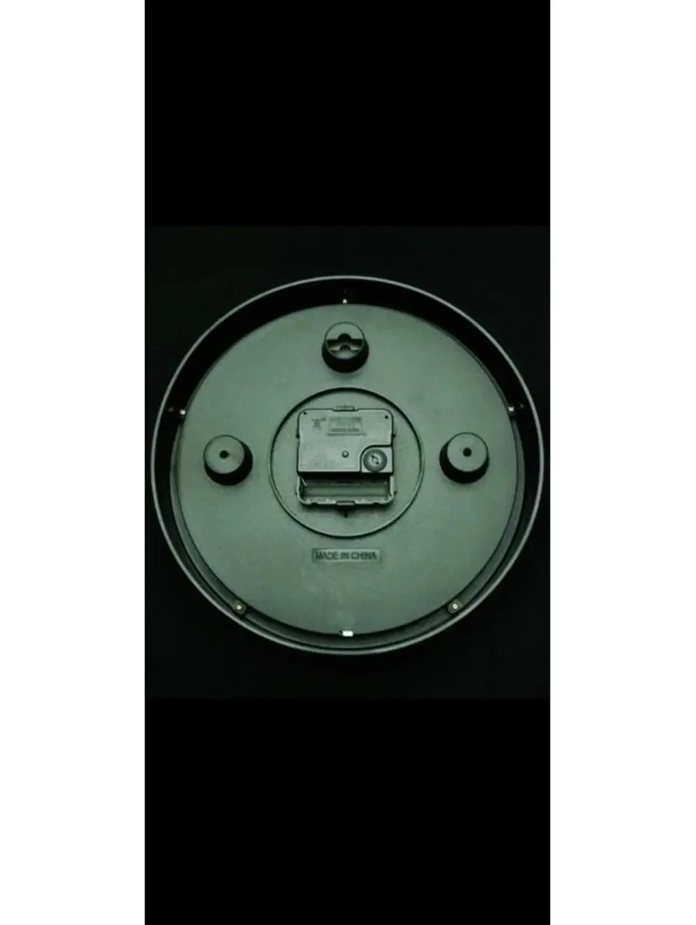 Cat Glow in the Dark Wall Clock Game Room Living Room Cat Wall Clock NEW