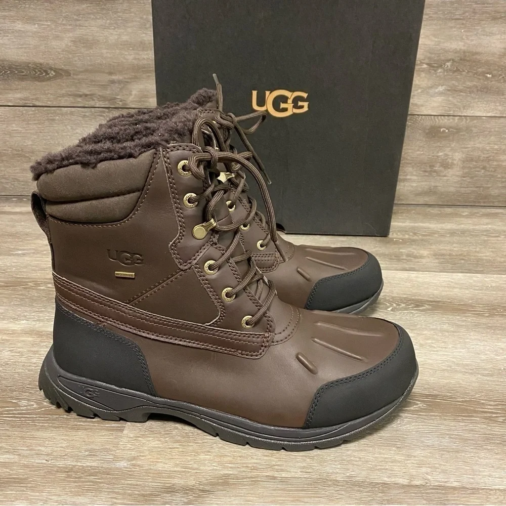 UGG | Men’s Felton Waterproof Boots In Stout Brown NEW Size 9