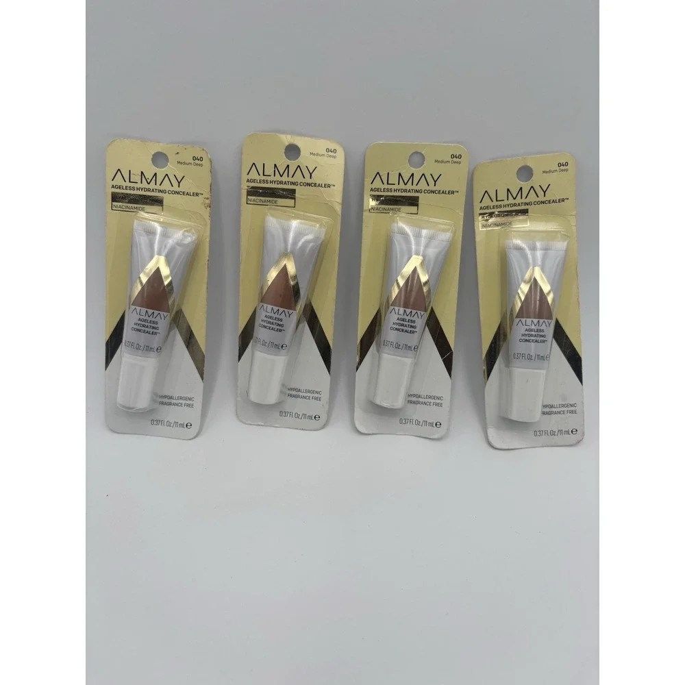 4 Almay Ageless Hydrating Concealer Sealed 0.37 fl‎ oz Each 040 - Medium Deep