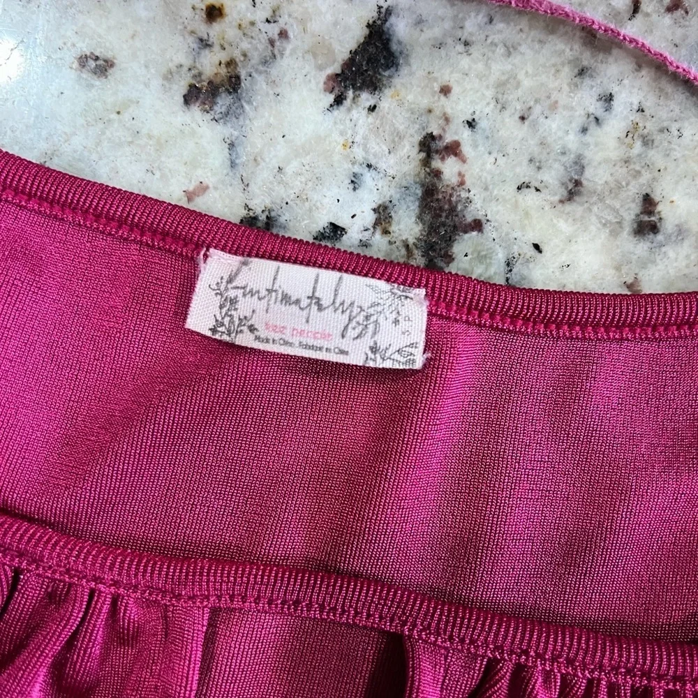 Free People Intimates Pink One Piece Bodysuit