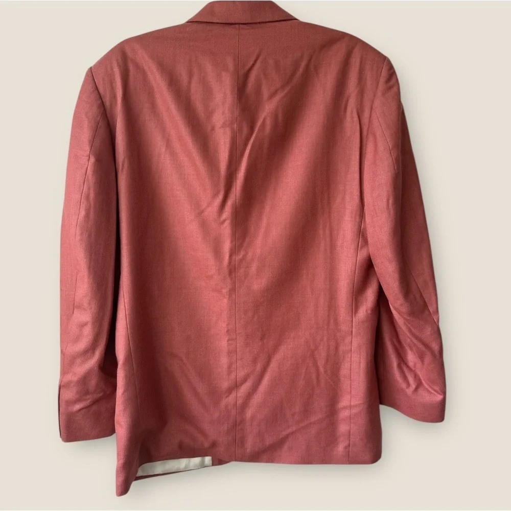 Oscar de la Renta Silk Wool Blend Sport Blazer 40R