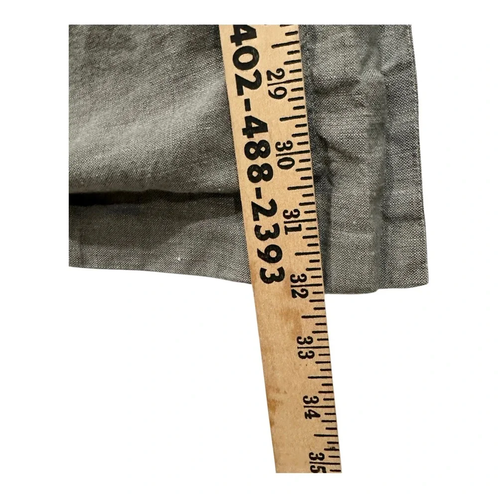 RH Restoration Hardware Belgian Linen Euro Shams Gray Set of 2